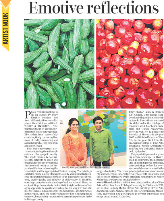 Emotive Reflections press clipping